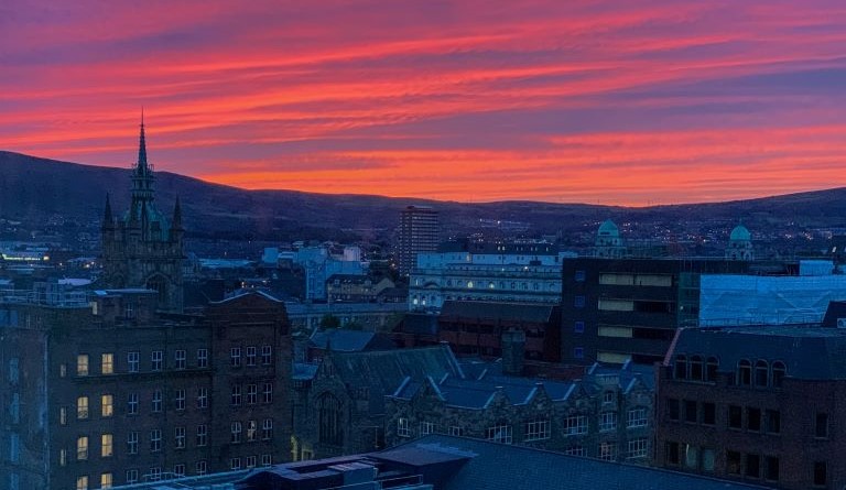 Belfast at Sunset