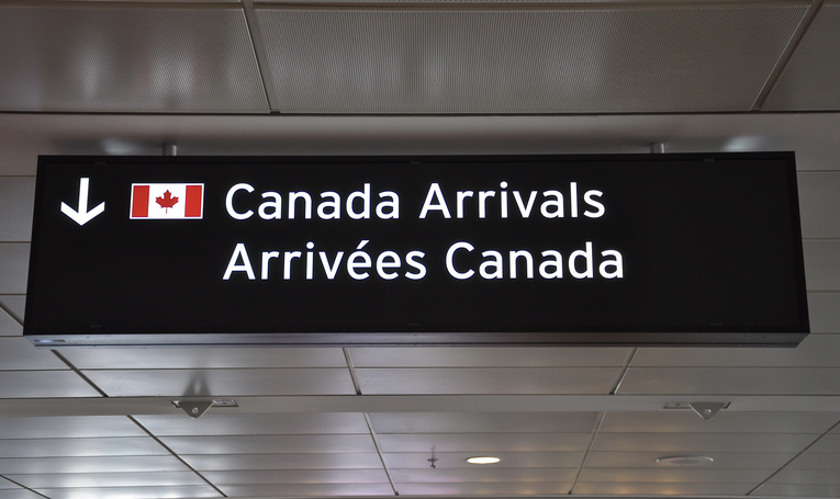 Canada Airport Arrivals Gate