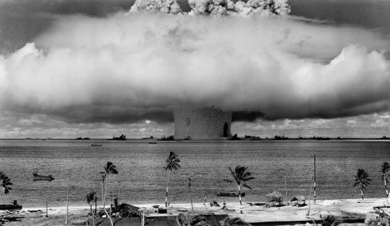 Nuclear blast at Bikini Atoll