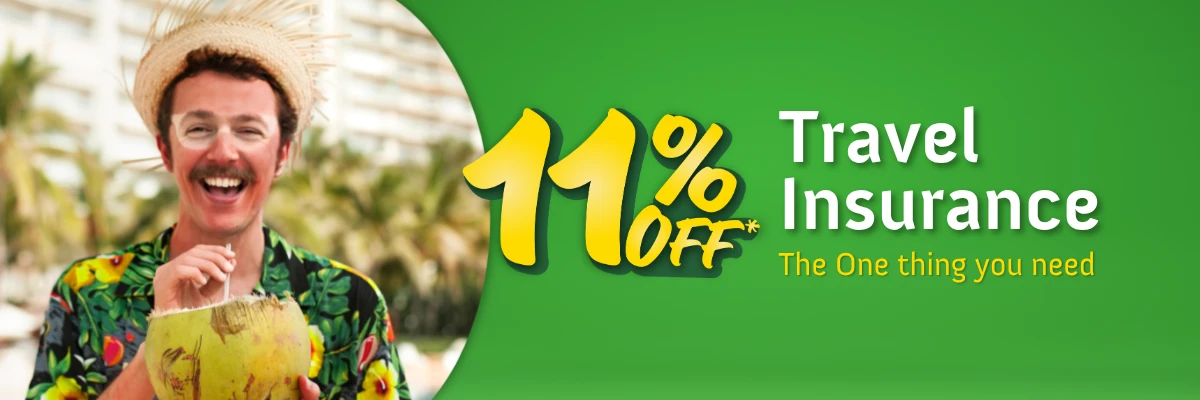 Travel insurance discount offer