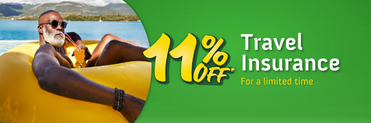 Travel insurance discount offer