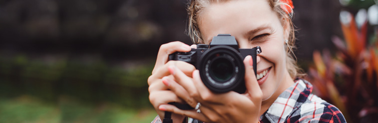 Tourist Taking A Photo