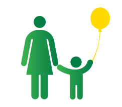 Child with balloon