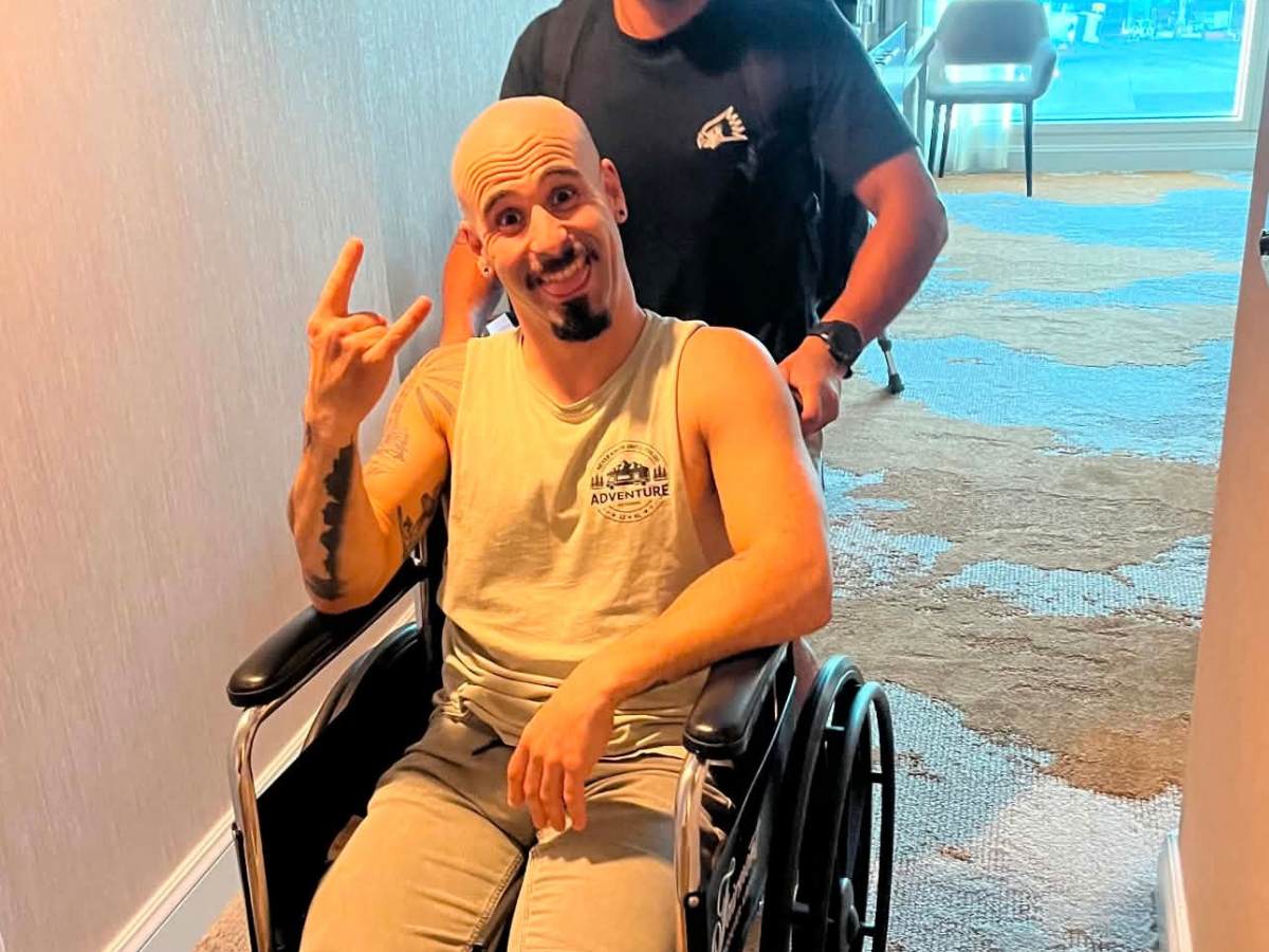 Alex Diaz in hospital