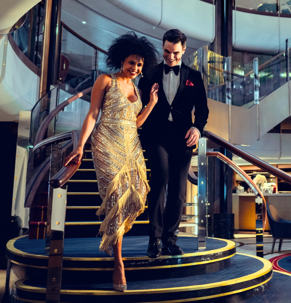 couple on cruise