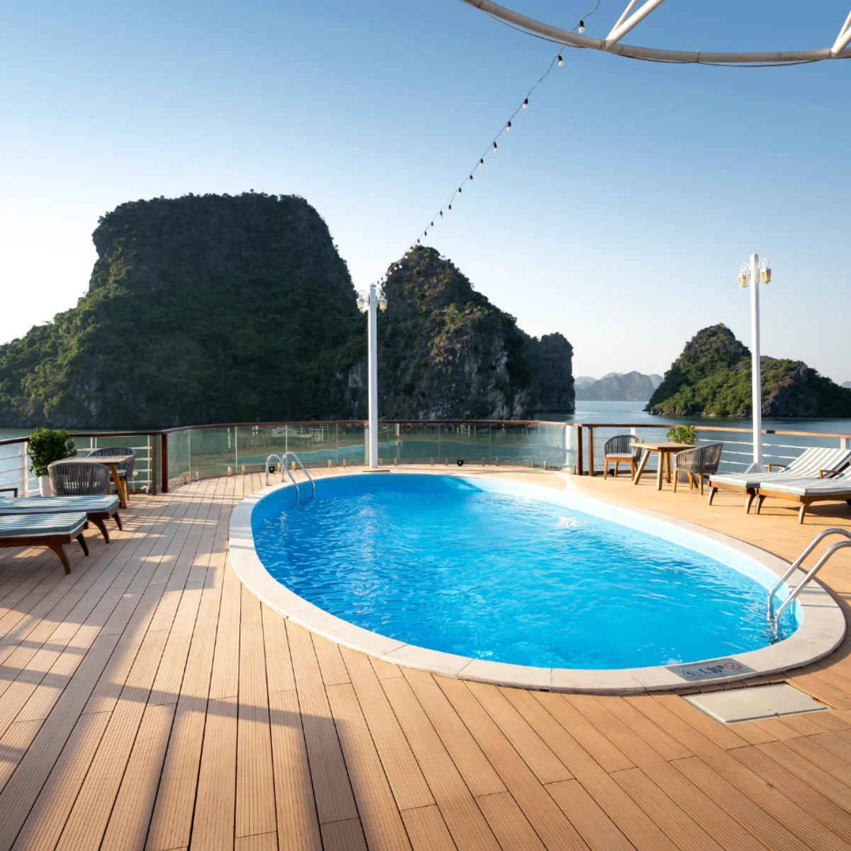 pool on cruise ship deck