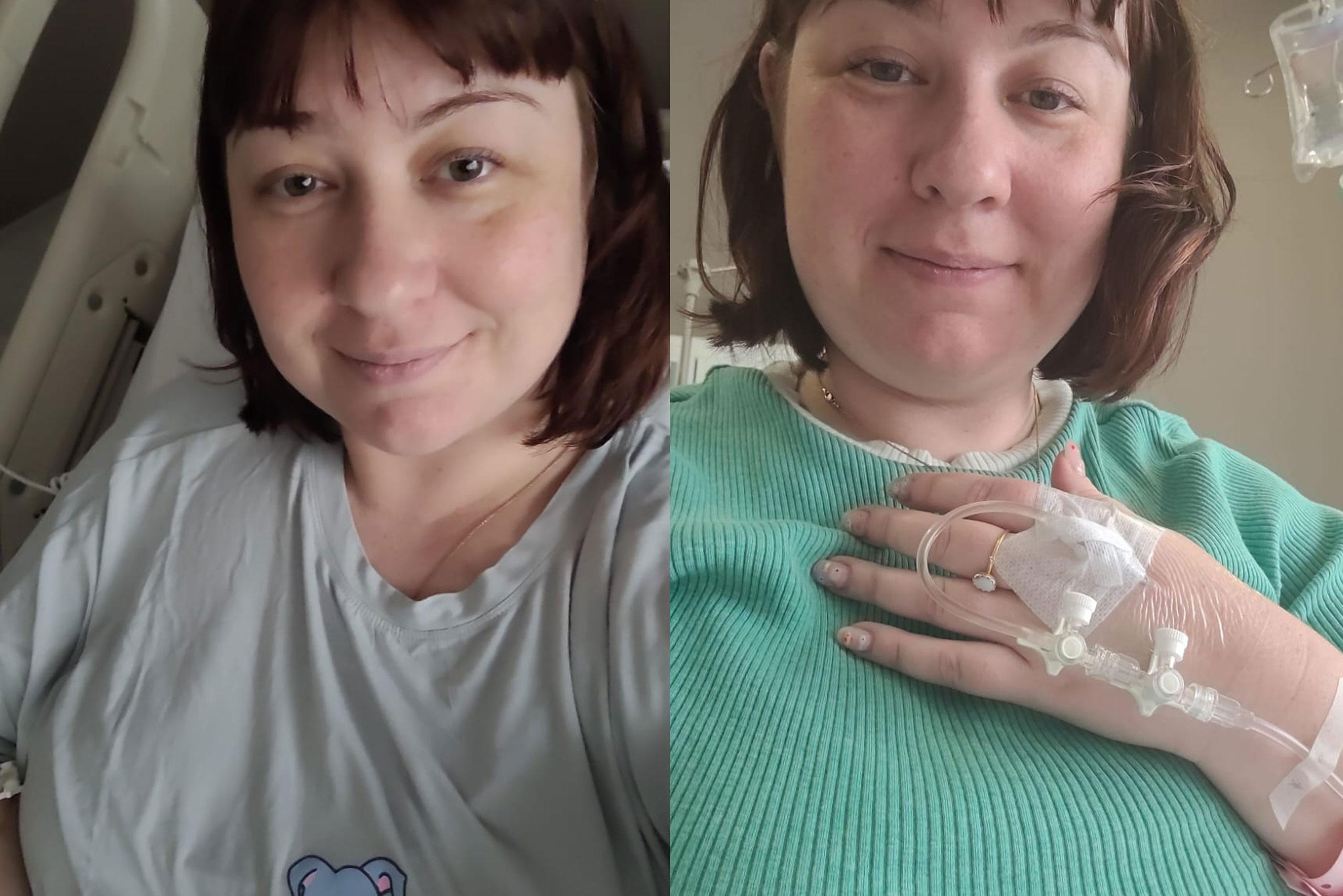 Genna Burns in hospital
