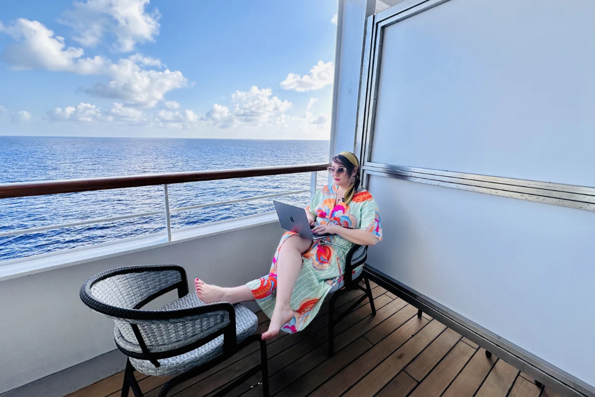 honida on a cruise ship