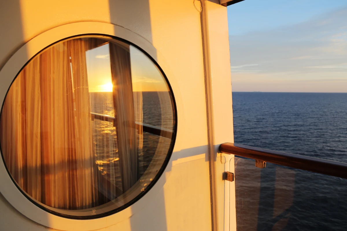 window on a cruise ship