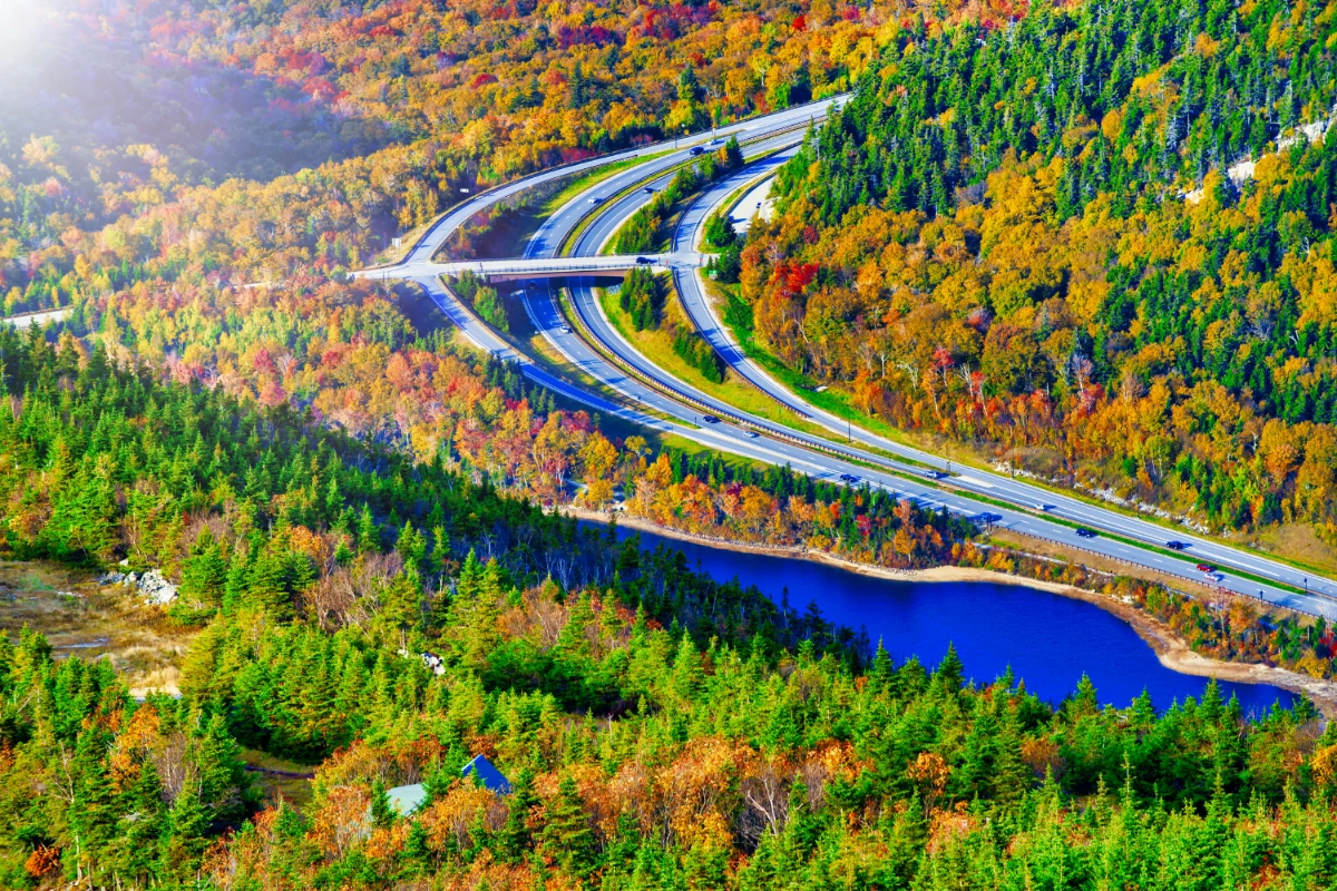 new england in autumn