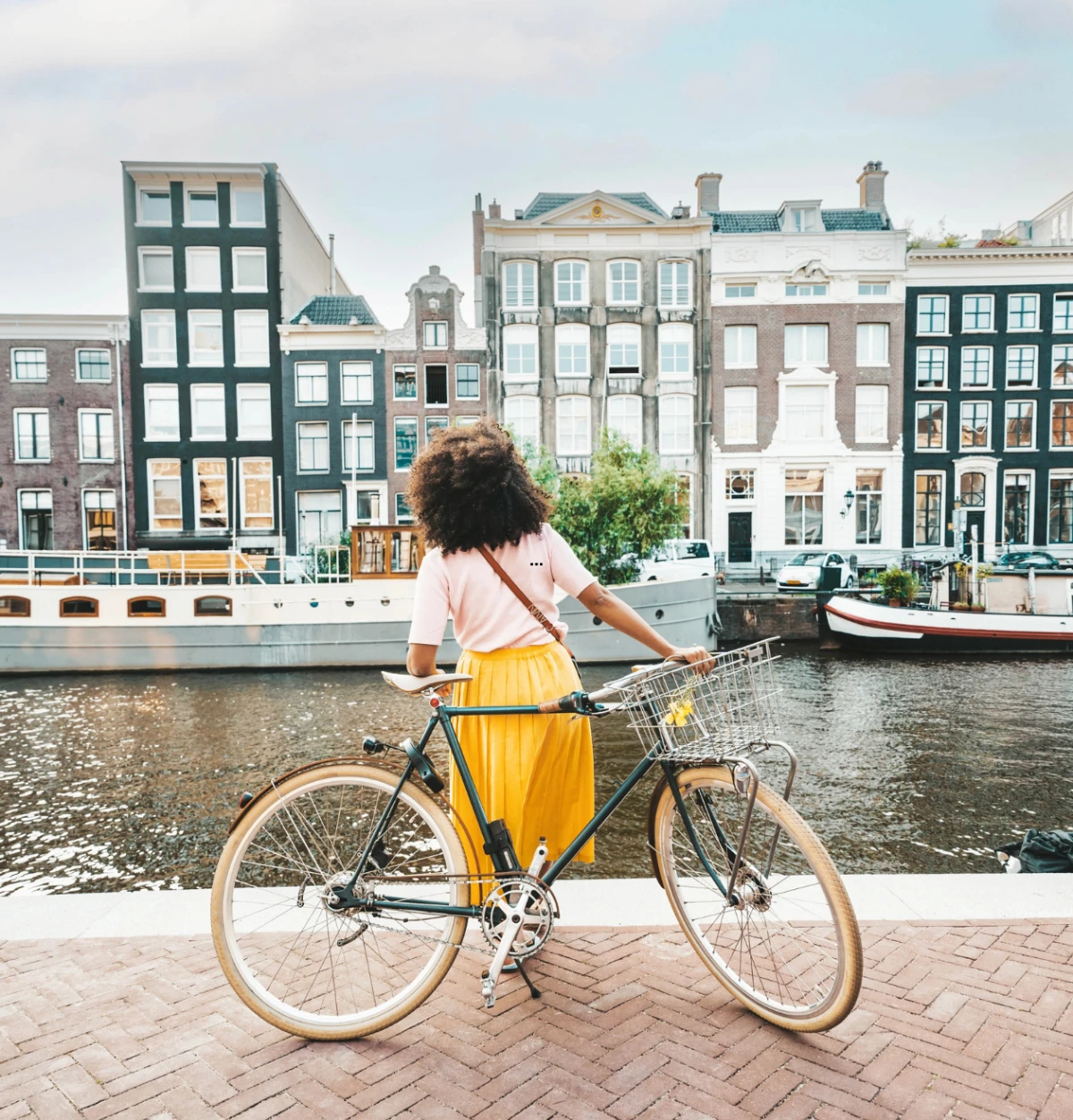 woman in amsterdam