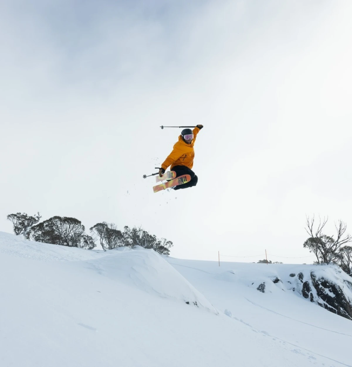 person skiing at perisher