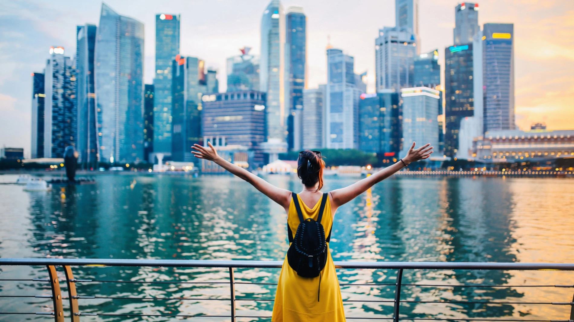 tourist in singapore