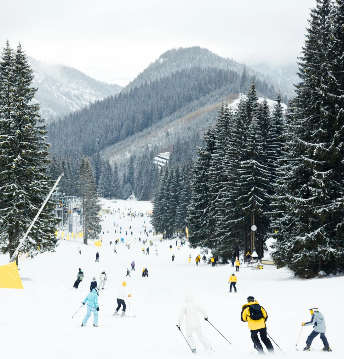 skiing