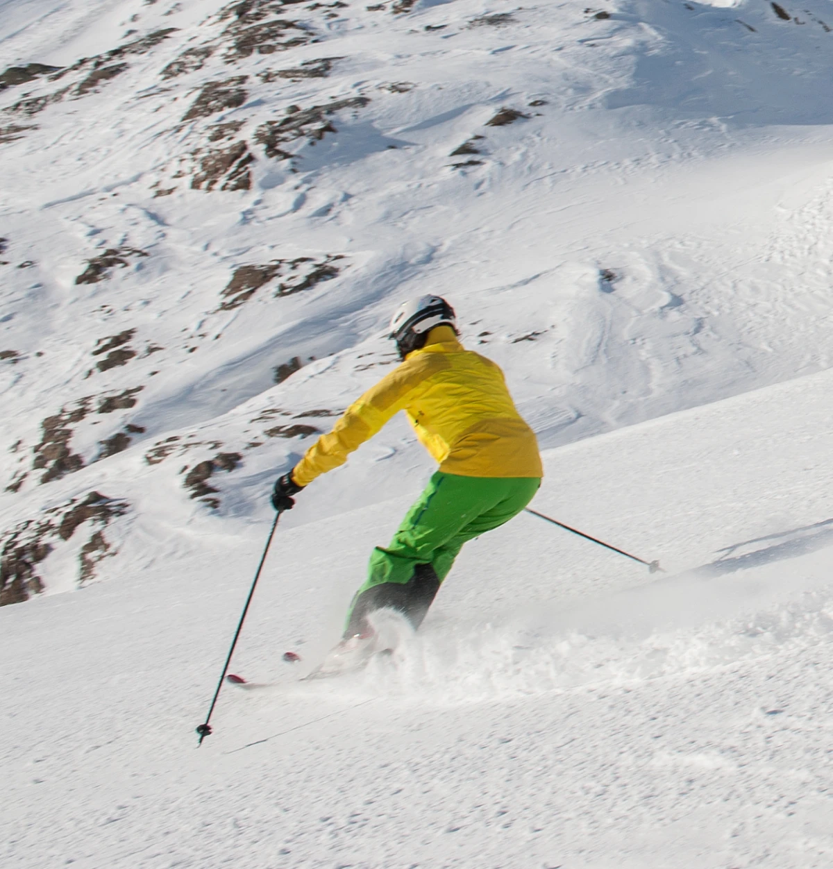 skiing