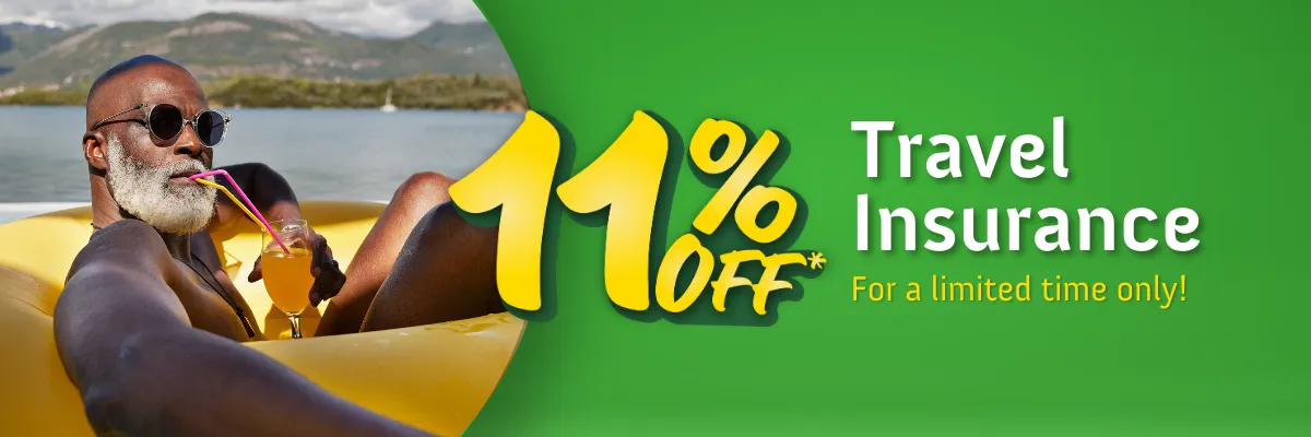 Travel insurance discount offer