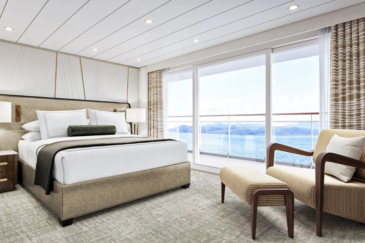 luxury cruise ship suite