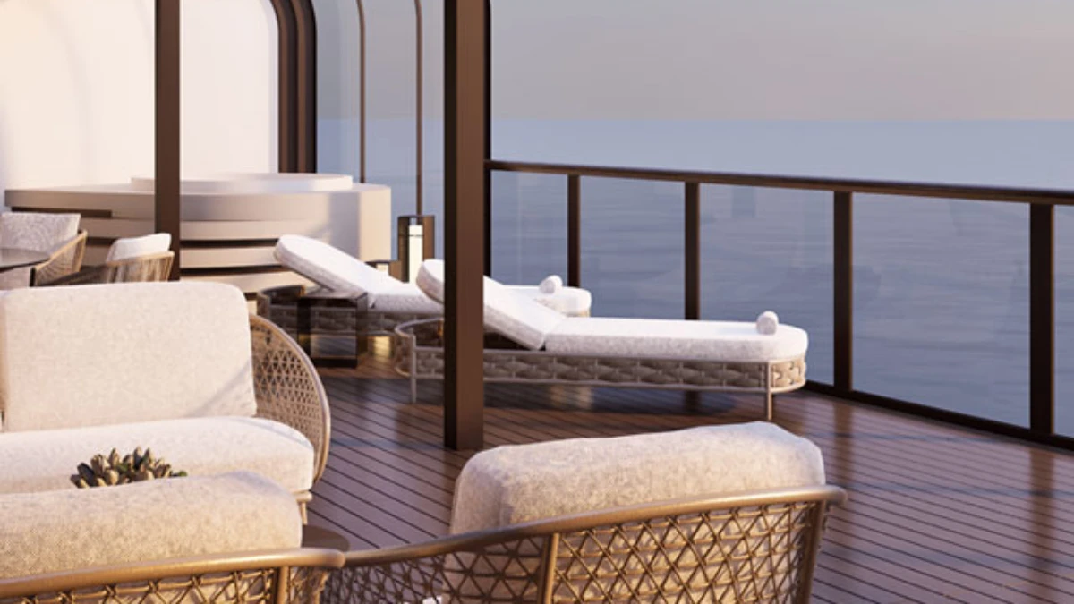 luxury cruise ship deck