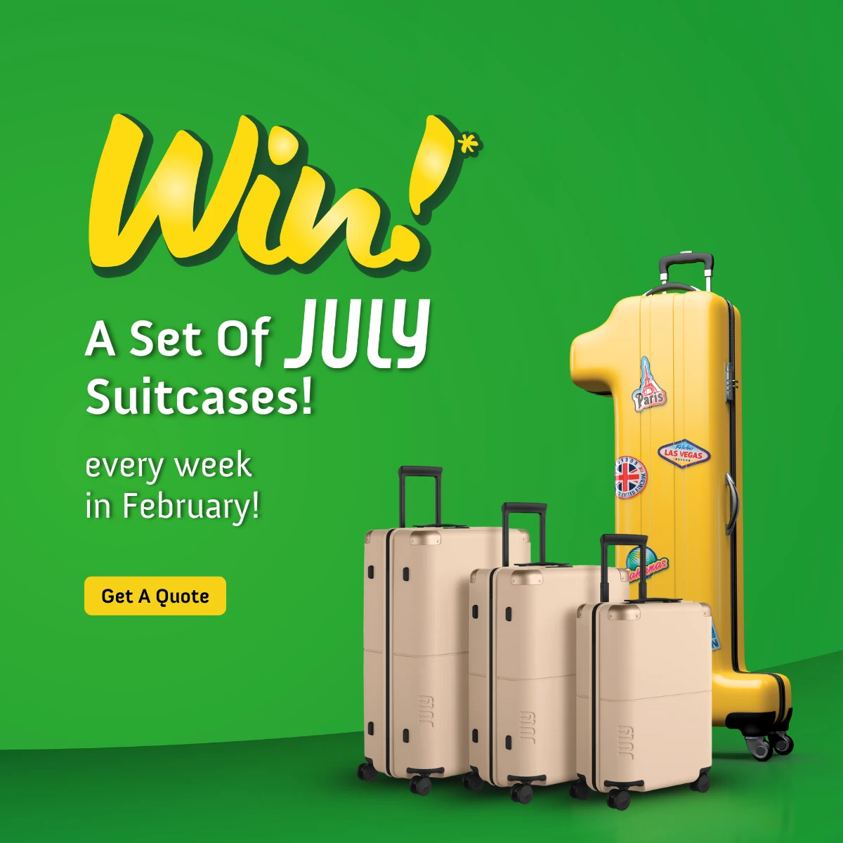 July Suitcases Summer Giveaway