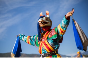 Bhutan Traditional Dancer